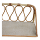 Rattan wall shelf