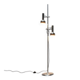 Lampe sur pied minimaliste de l’ère spatiale suisse du milieu du siècle par l'équipe SLZ pour Swisslamps International, années 1960