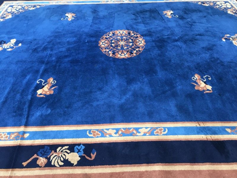 Vintage European style carpet Chinese knotted 256 X 344 CM