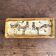 Plat à cake en céramique , décor ânes , artisanat vintage