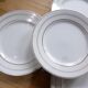 Dessert plates x4 porcelain from St Amand 191105