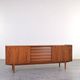 Mid-Century Teak Trio Sideboard by Nils Jonsson for Hugo Troeds, 1960s.