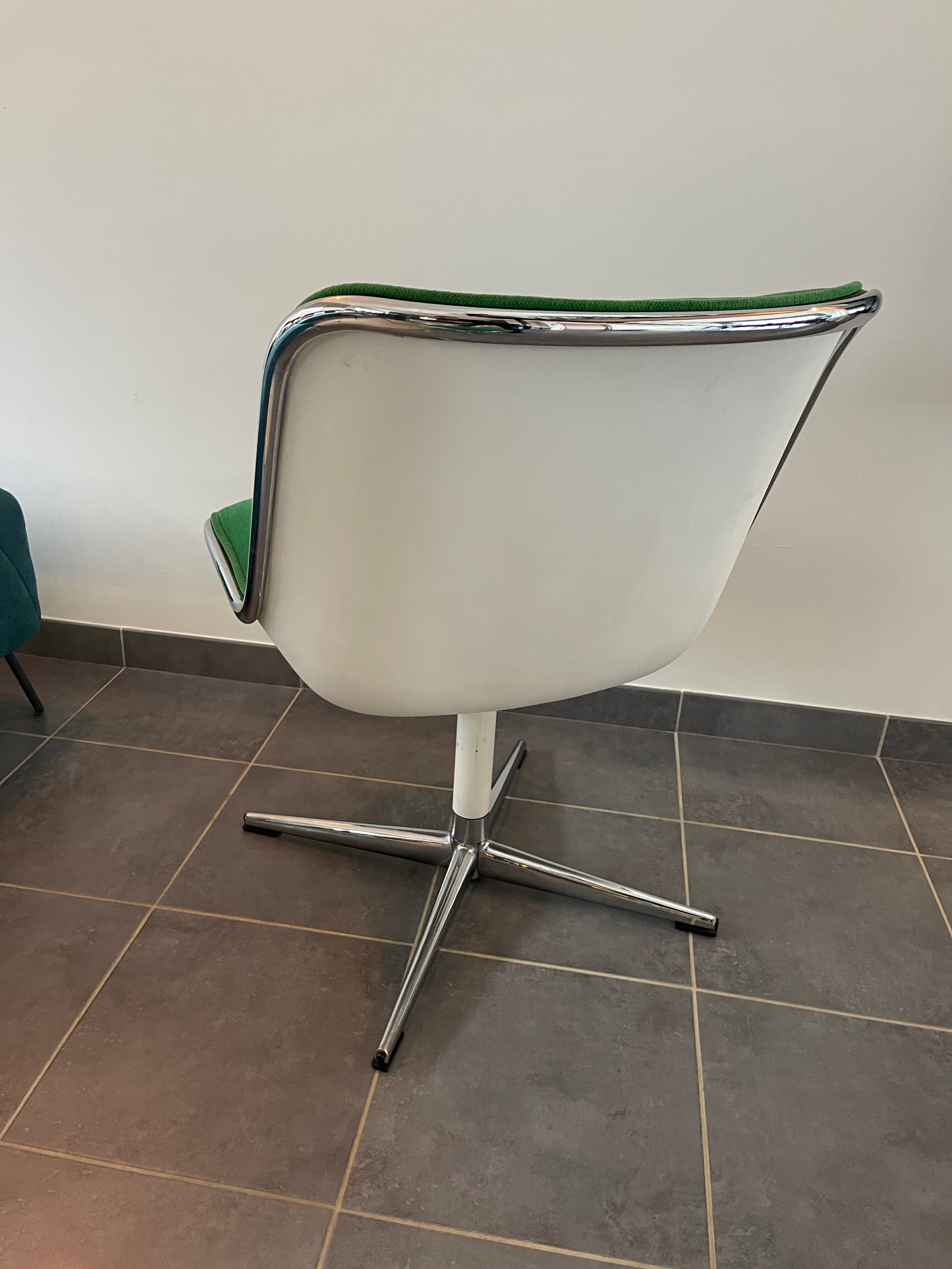 Armchair and ottoman Charles Pollock