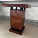 2 marquetry side tables