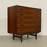 Commode scandinave en palissandre par Tibergaard, 1960