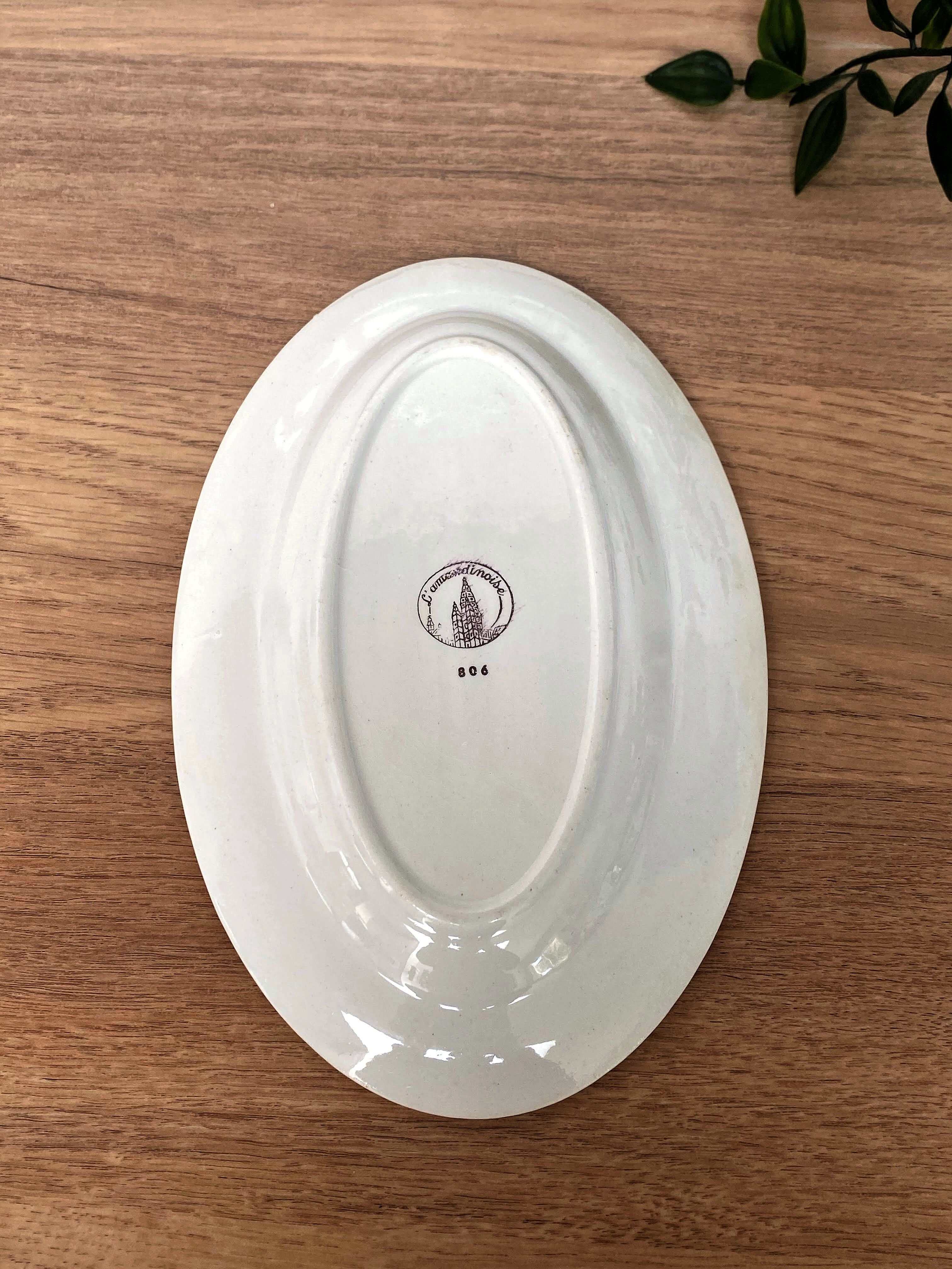 Ravier in earthenware the Ammandinoise