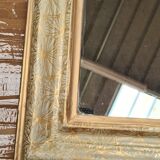 Mirror louis philippe 1900 original wood 60x45 mercury glass