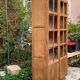 Art Deco Parisian glass-fronted wardrobe, demountable