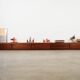 Low mahogany furniture, Danish design, 1970s, made in Denmark.