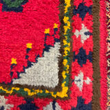 Pair of vintage rugs in Berber style wool