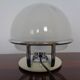 Italian glass and chromed steel table lamp, 1960s