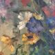 Tableau bouquet champêtre