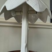 Ceramic palm lamp