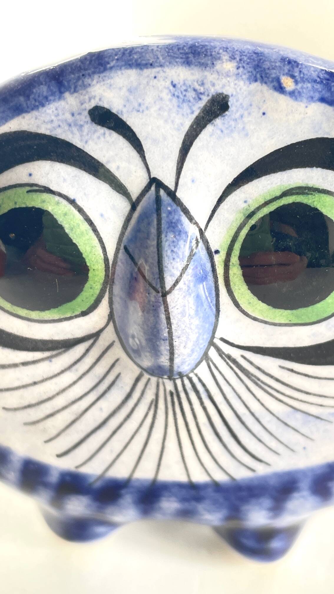 Vintage Handmade Ceramic Owls