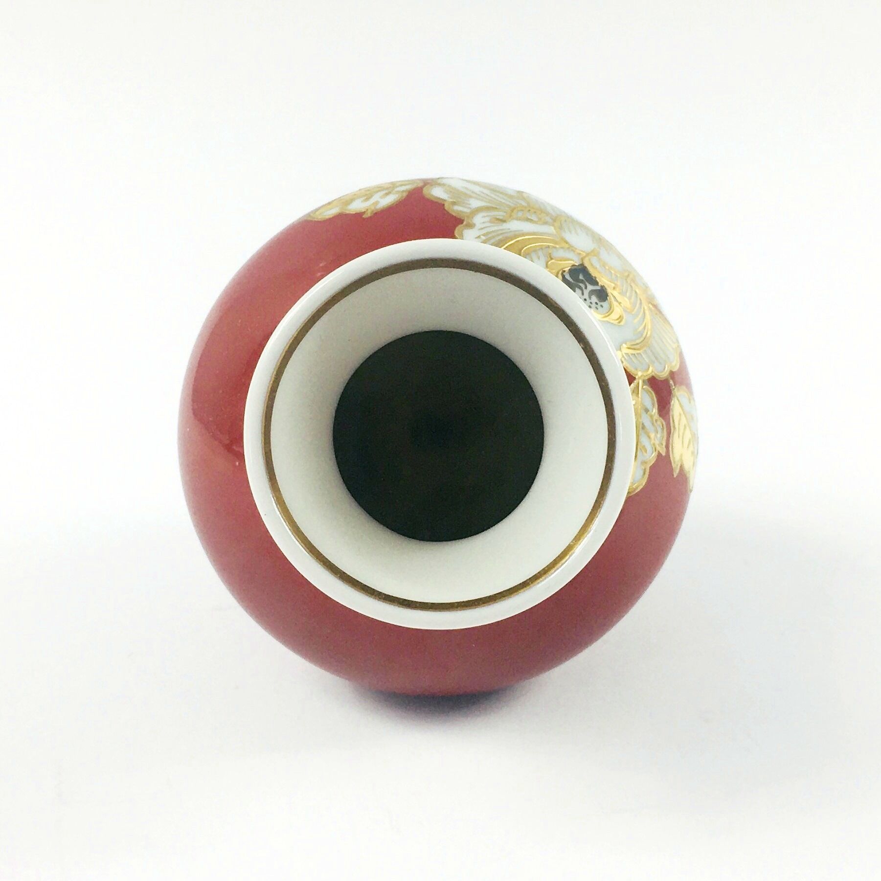 Vase en porcelaine peint à la main de Wallendorf (Allemagne de l’Est, années 1960/70)