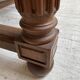 Solid walnut farmhouse castle table 1900 XXL