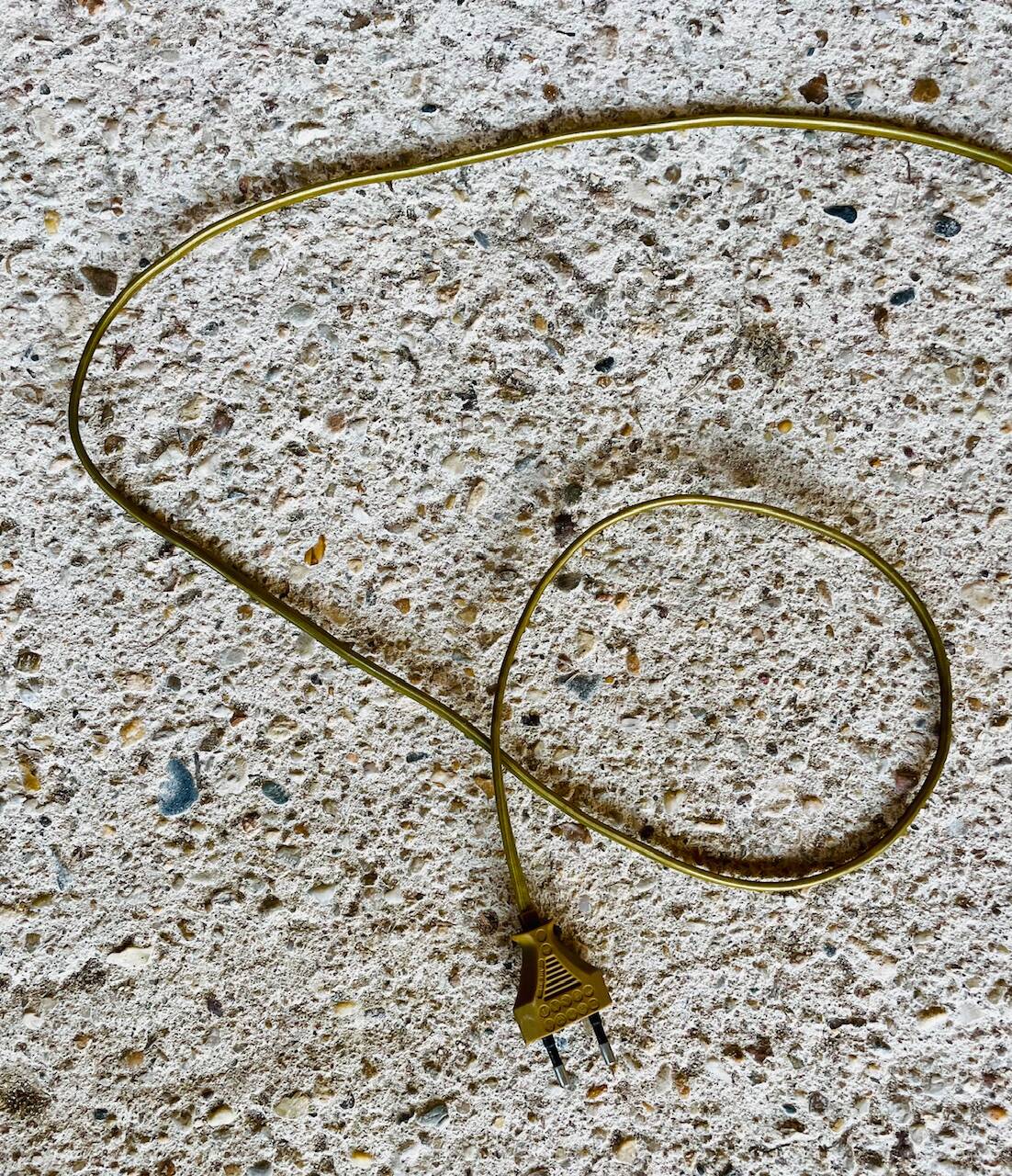 Vintage brass floor lamp, tripod circa 1960s