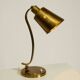 Beautiful, rare, large, heavy mid-century modern brass table lamp