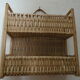 Shelf wicker 2 compartments a ask or suspend