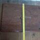 Antique solid wood stool, vintage decor