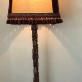 African floor lamp