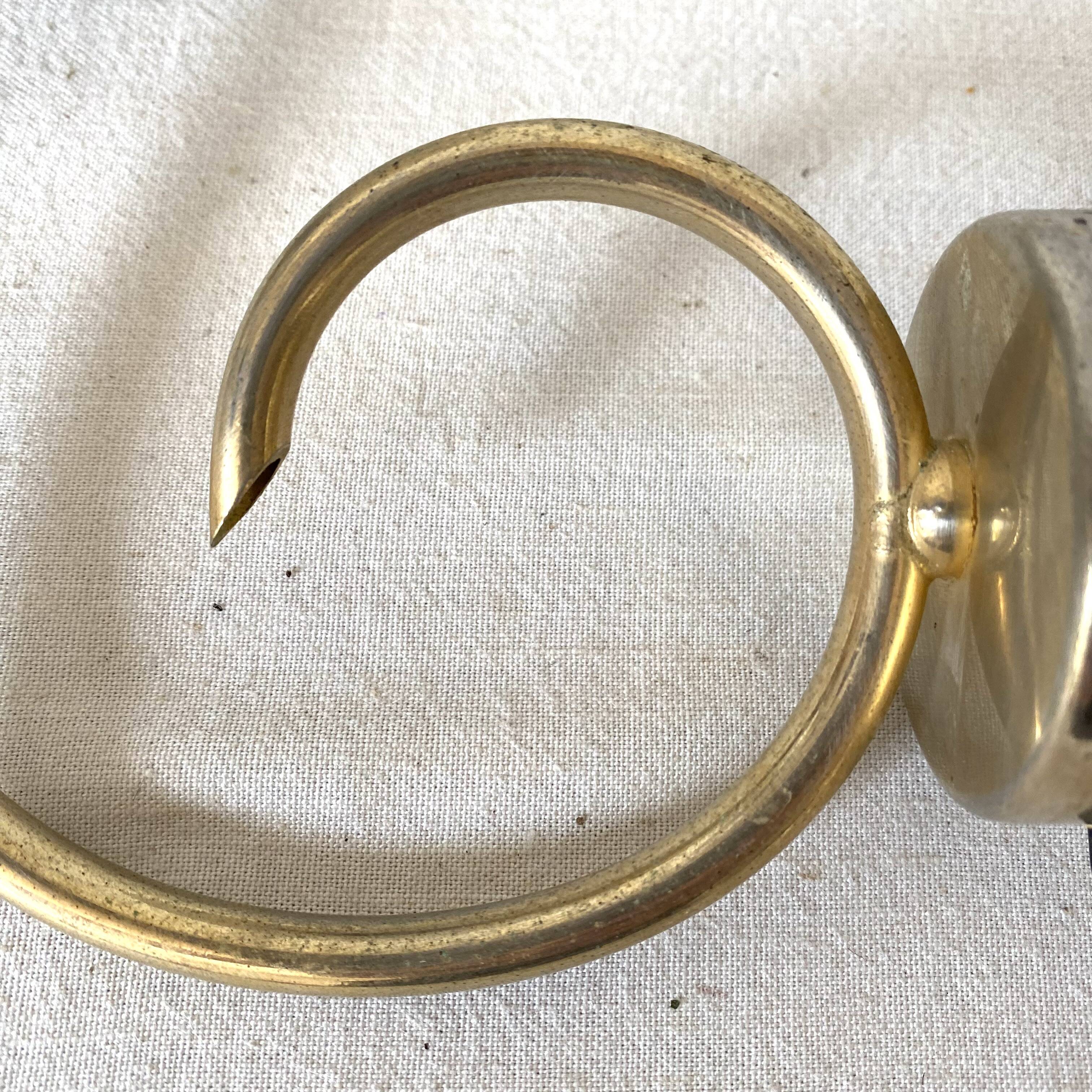 Pair of opaline wall lights from the 1960s