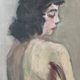 Oil painting on canvas,, circa 1930