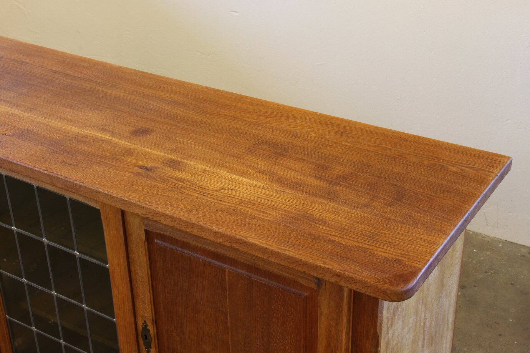 Danish modern oak cabinet in the style of Henning Kjærnulf, 1960s
