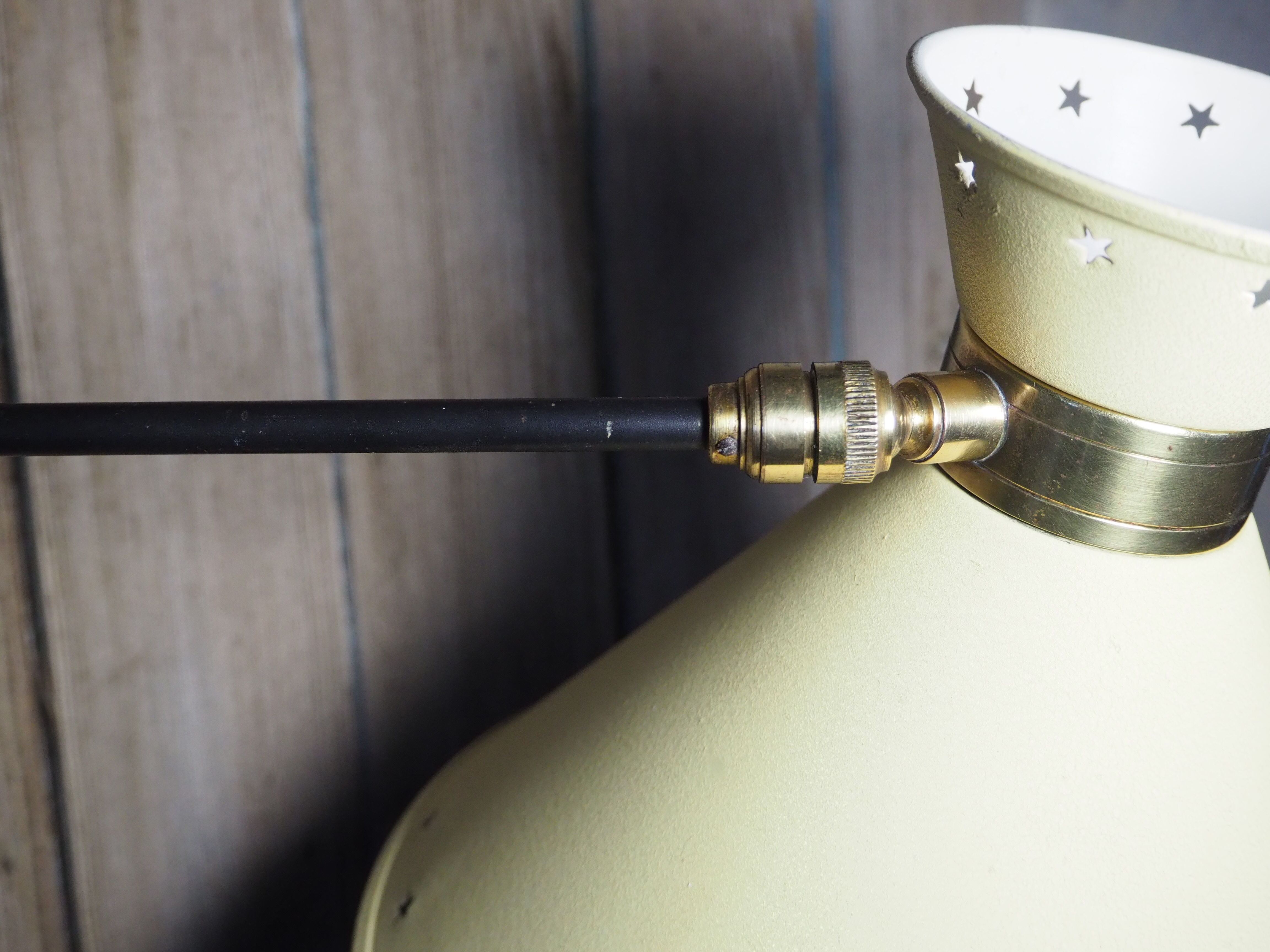 Diabolo articulated wall lamp by designer René Mathieu