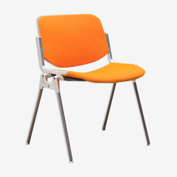 DSC 106 chair by G.Piretti for Castelli orange