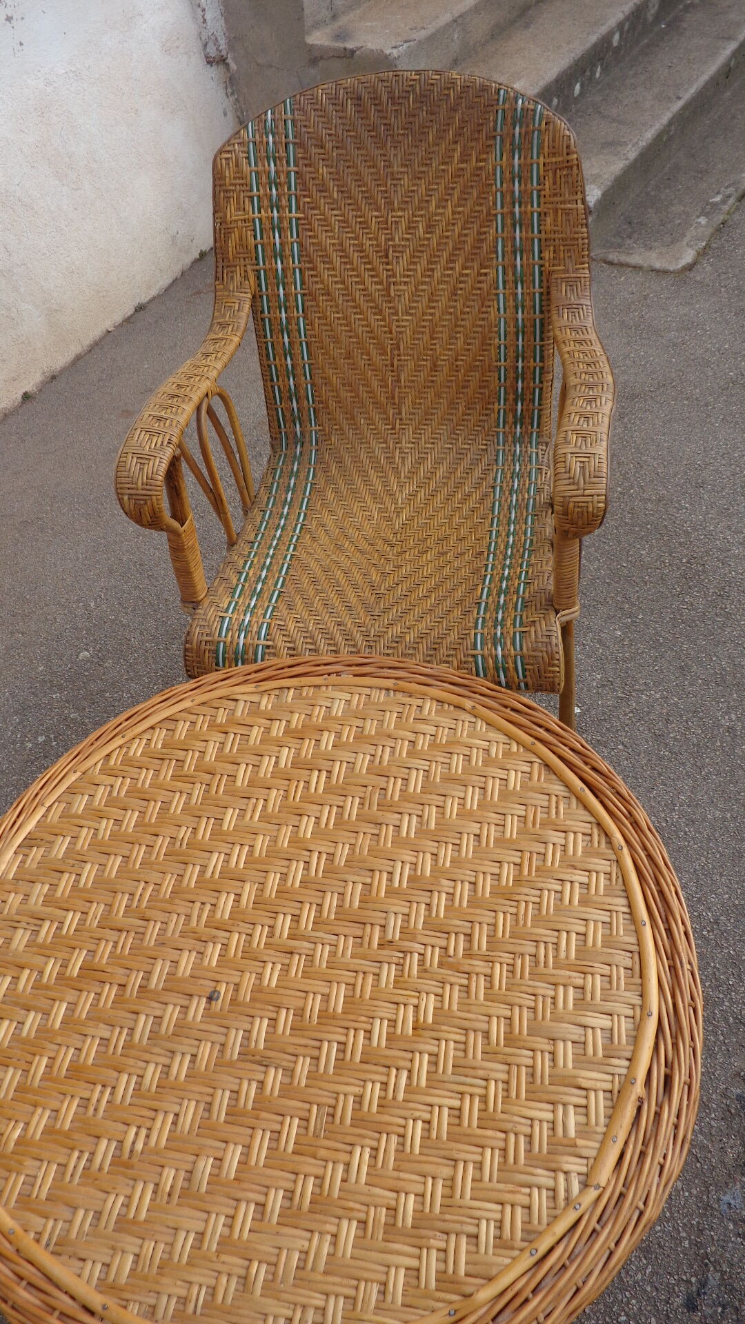 4-piece rattan set