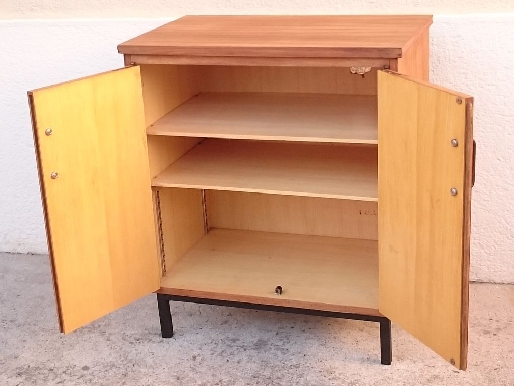 Vintage two-door oak buffet