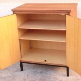 Vintage two-door oak buffet