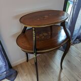 Louis XV style inlaid tea table 19th
