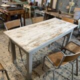 White patinated table