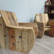 Paire de fauteuils touret original