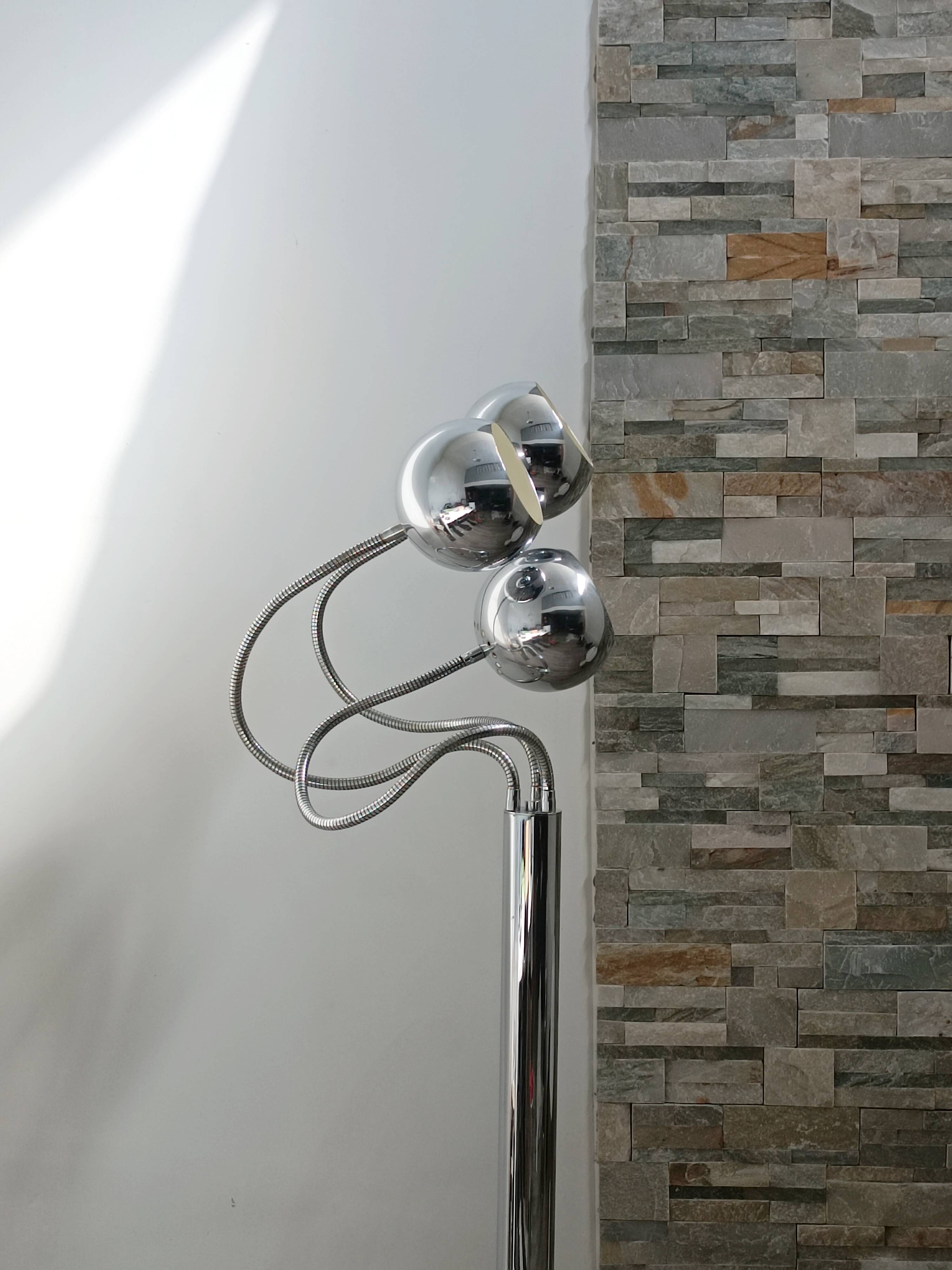 Eyeballs Floor Lamp by Goffredo Reggiani 1970s