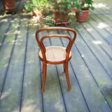 JJ Kohn, caned bistro chair for children, circa 1900