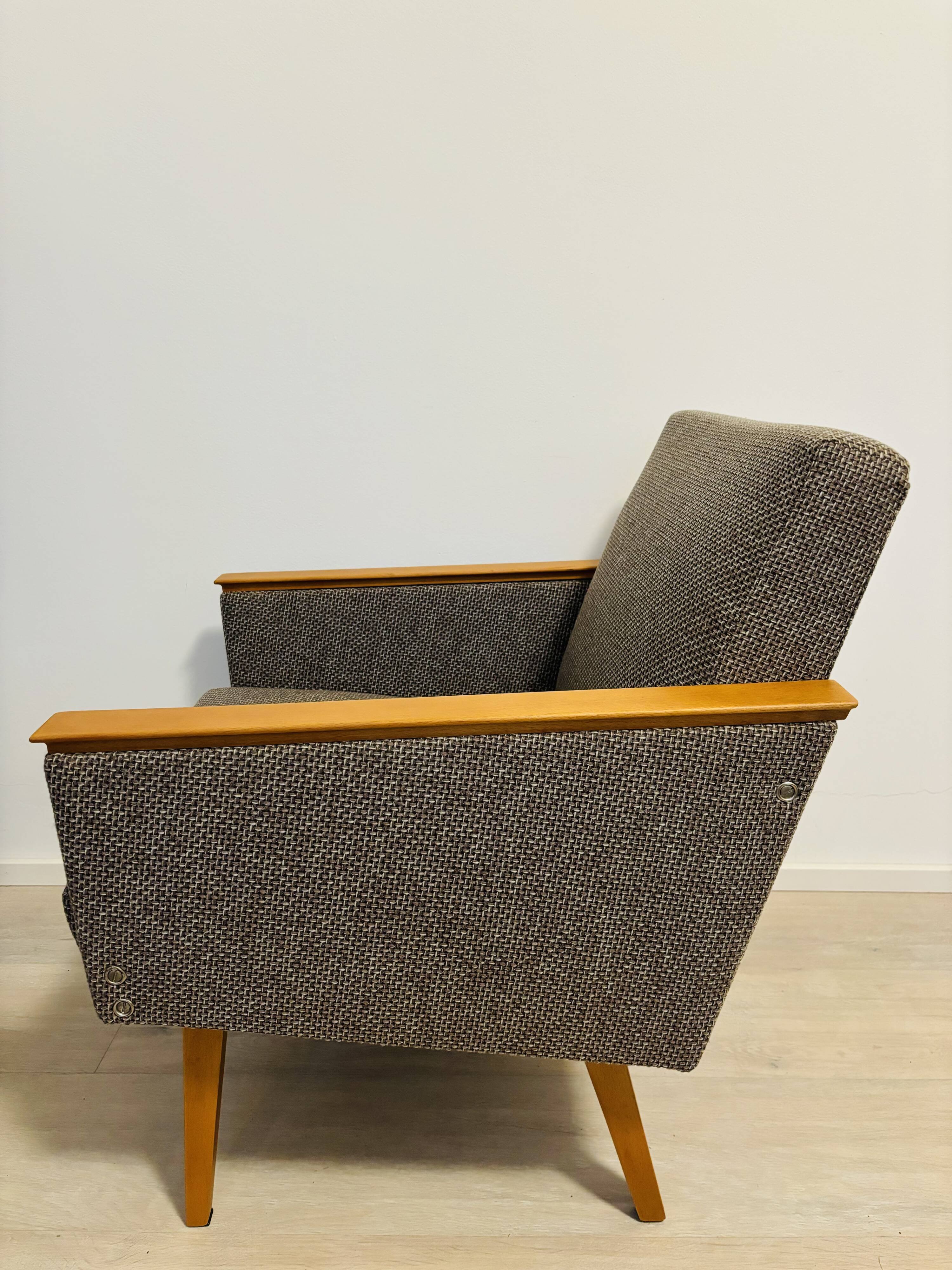 Vintage Lounge Armchair from Czechoslovakia 1970’s