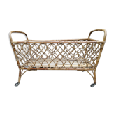 Bed in rattan baby