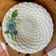 Assiettes Barbotine