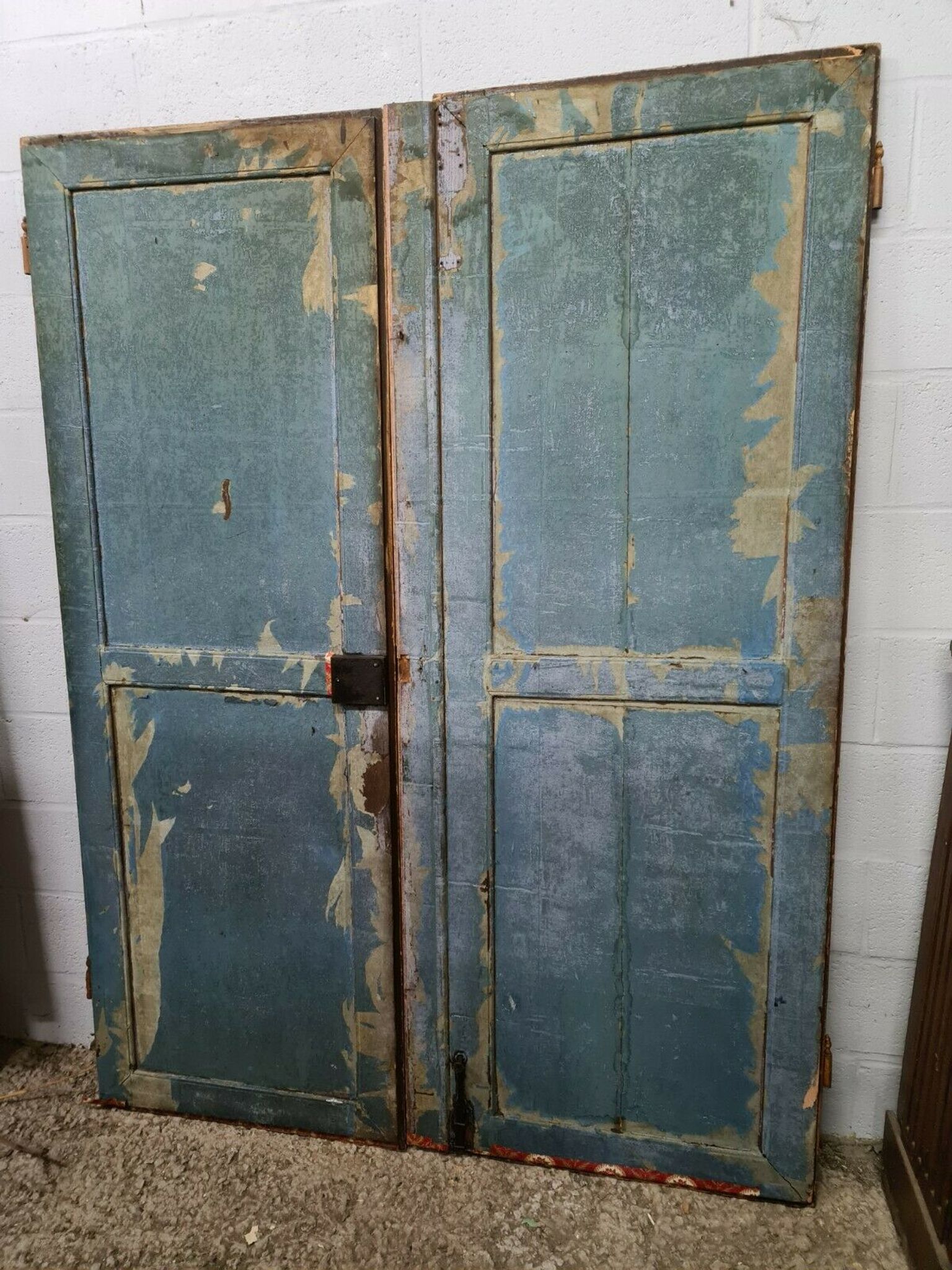 Pair of oak doors
