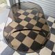 Vintage glass and chrome table