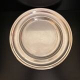 Plat rond - métal argenté