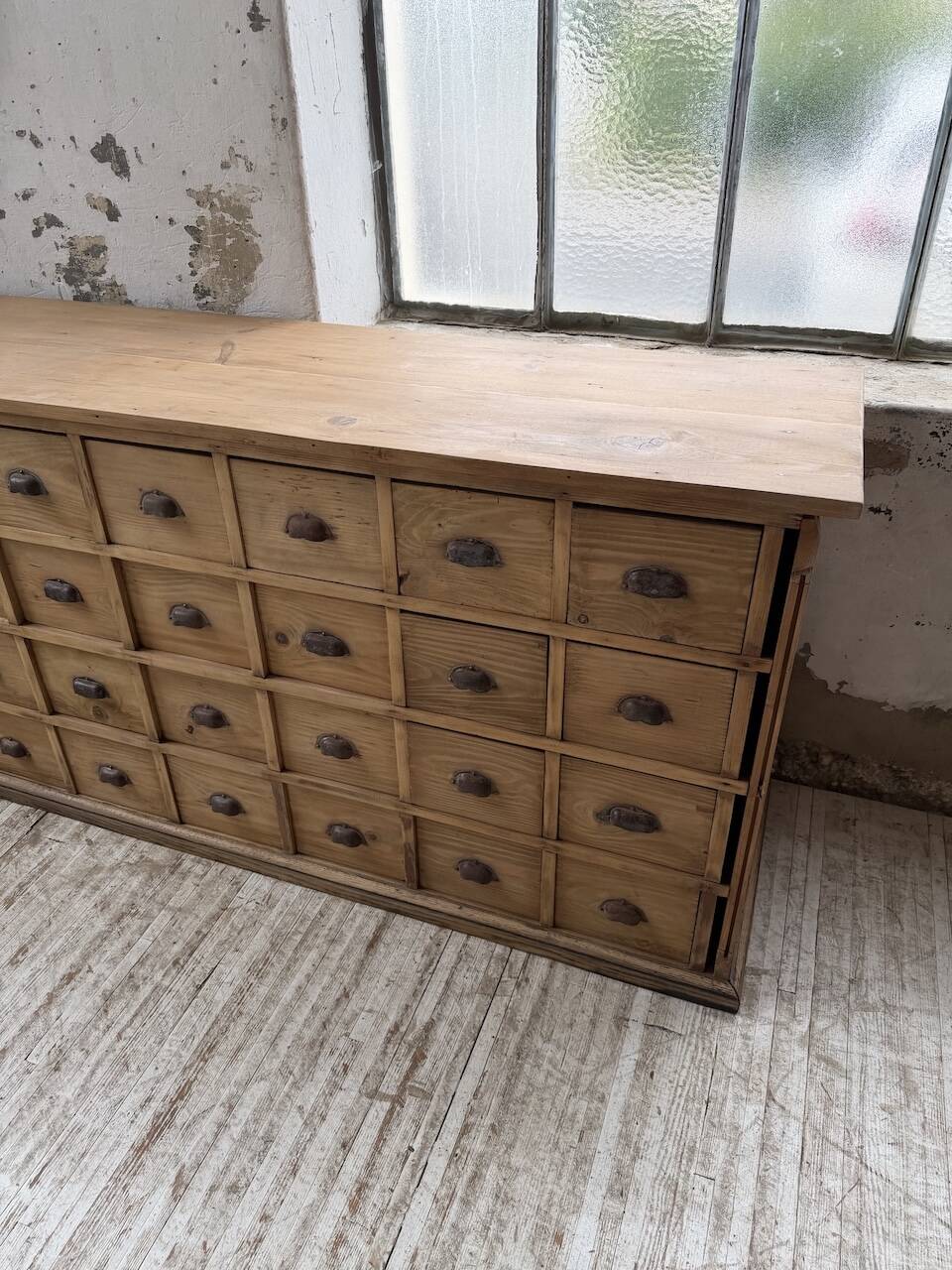 Meuble de métier pin XL années 50
