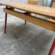 desk School desk vintage bench