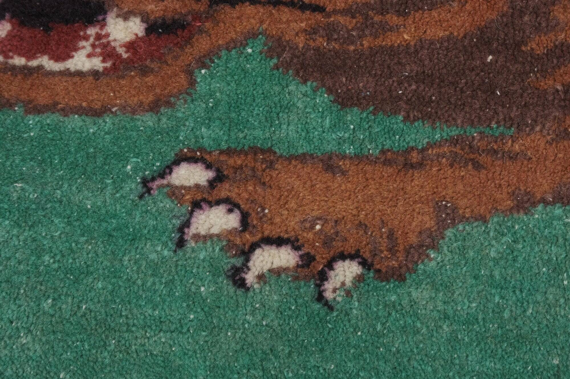 Vintage handmade Turkish rug 80x150 cm