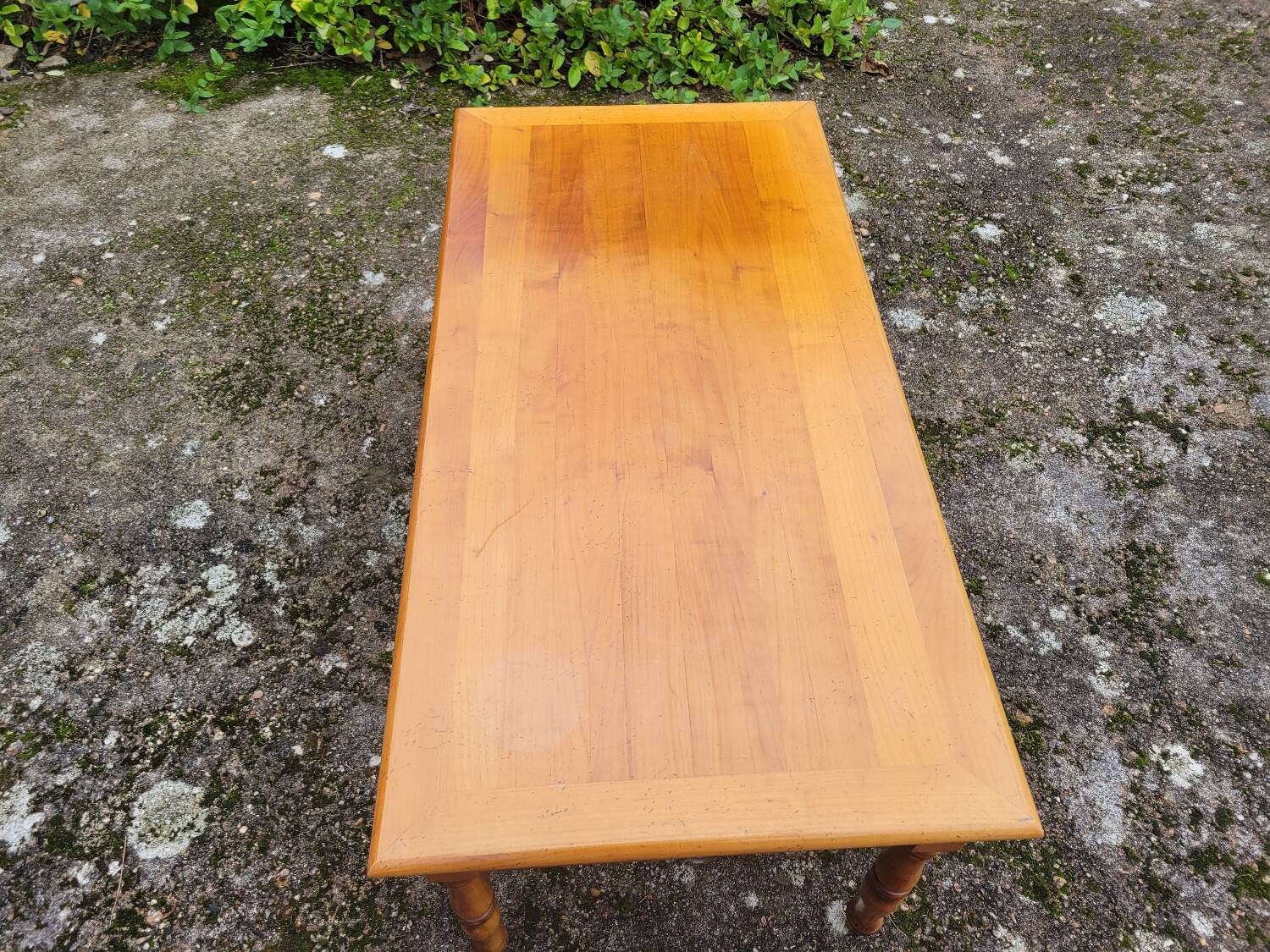 Cherry wood coffee table