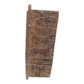 Old wooden door Senufo of Côte d'Ivoire