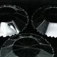 H1Y set of 4 faceted plates in Biedermeier style